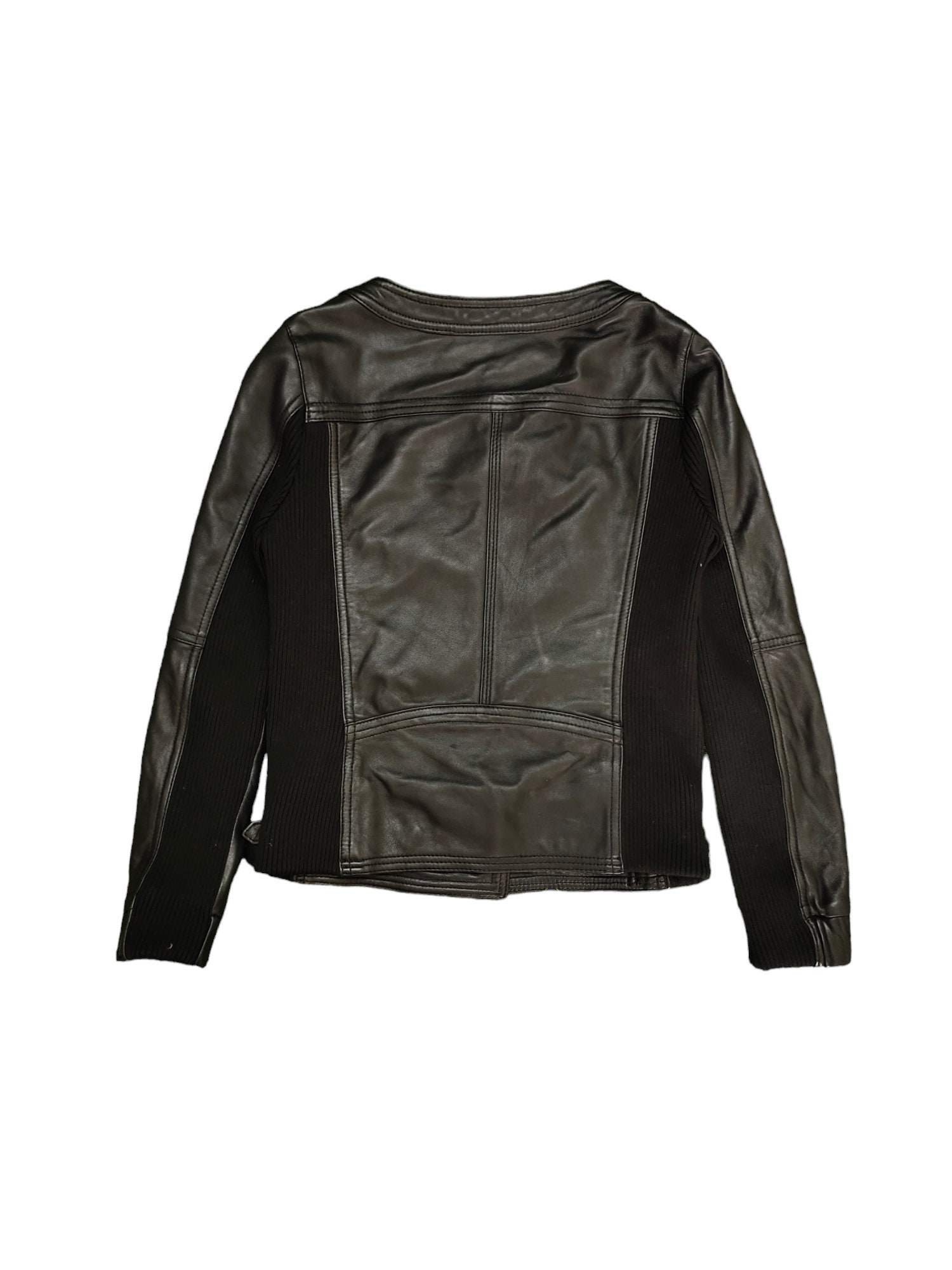 Abahouse Devinette Luxe Leather Jacket Y2k Vintage Hysteric