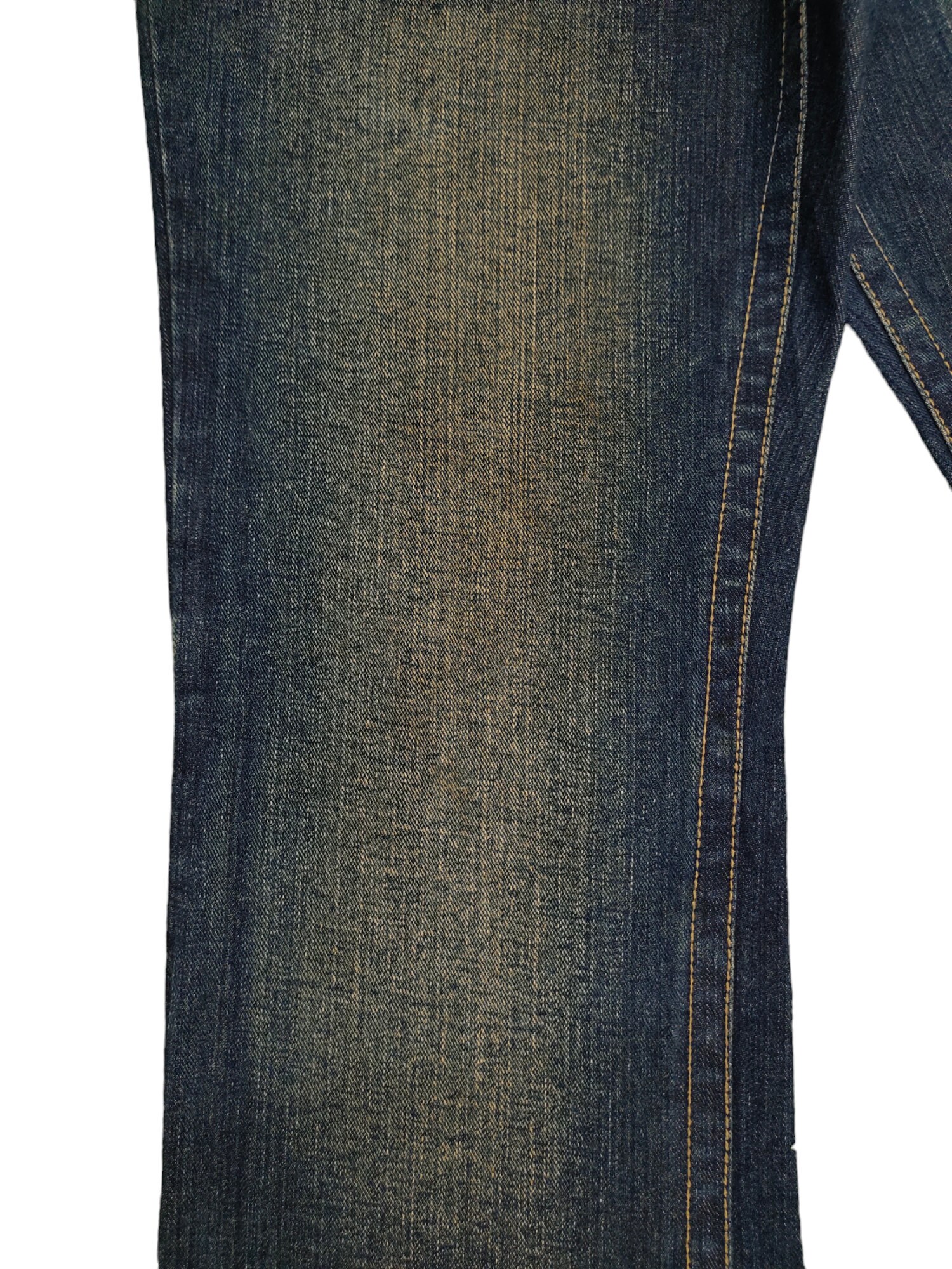 Vintage Faded Denim Flare Jeans - Allout Clawmark Bootcut (w30x32
