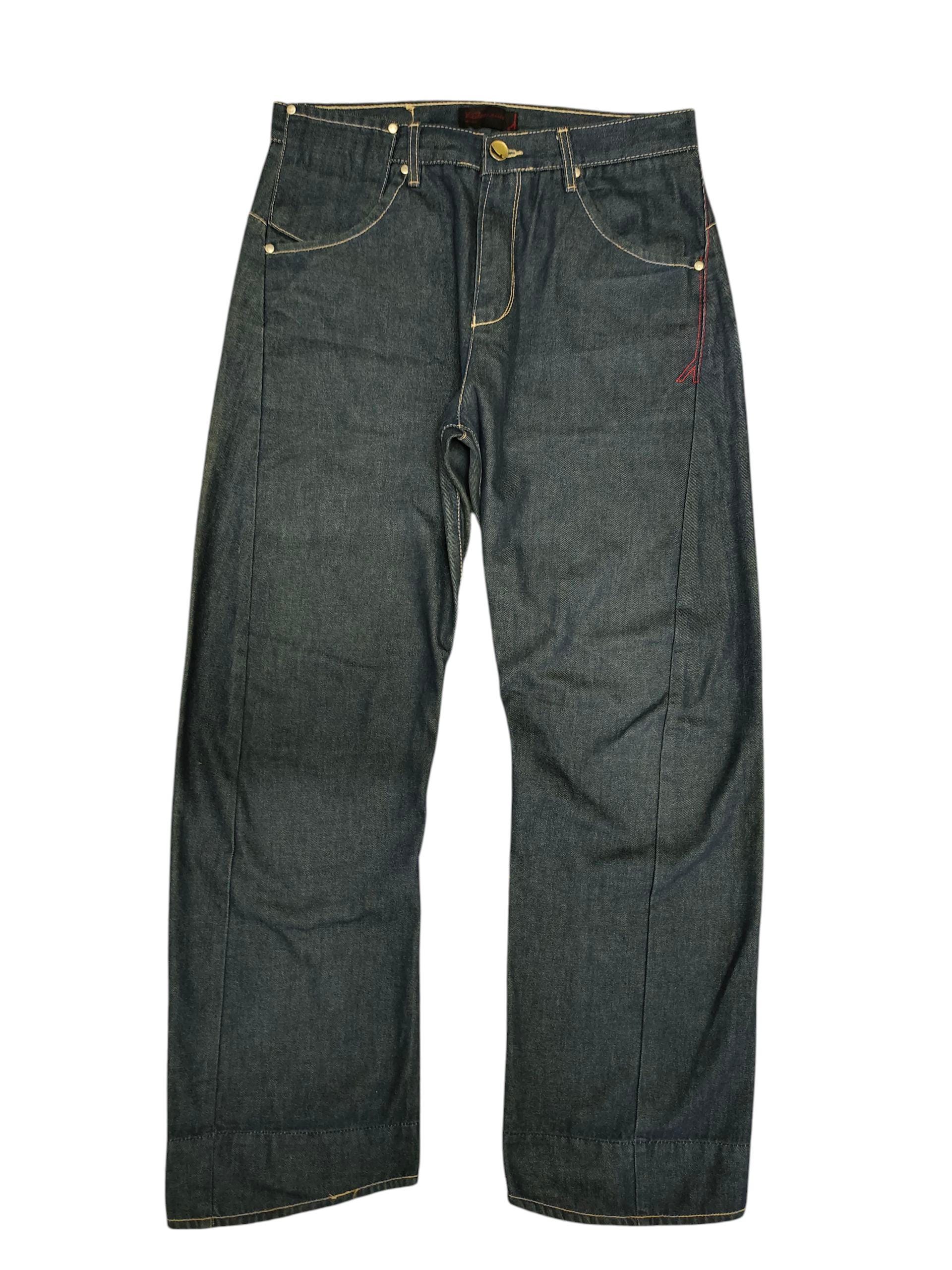Vintage 90s Levis Engineered Denim Jeans Takuya Kimura Style Waist