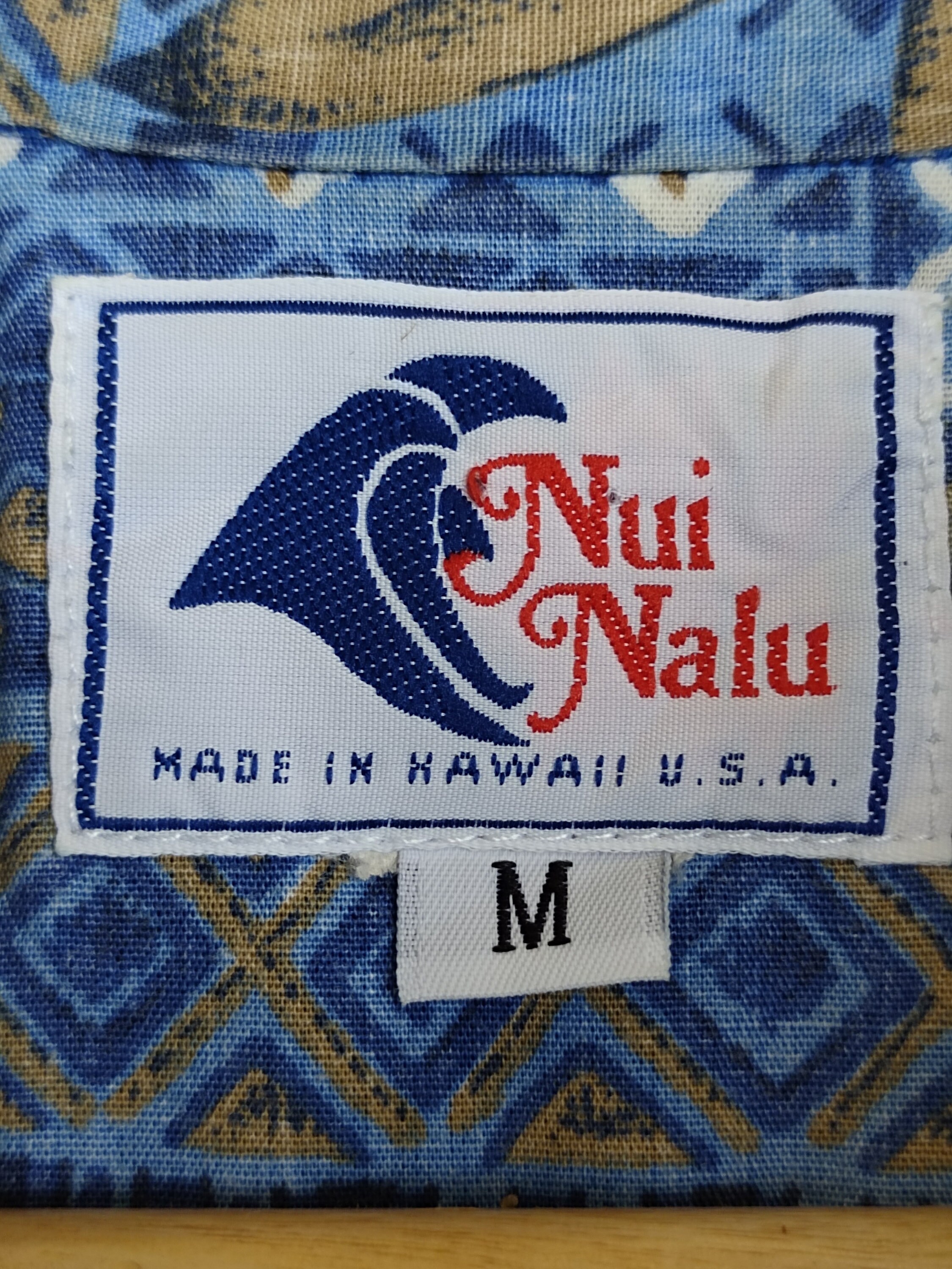 Vintage 80s Nui Nalu Hawaiian Shirt: Reverse Print Aloha Wear