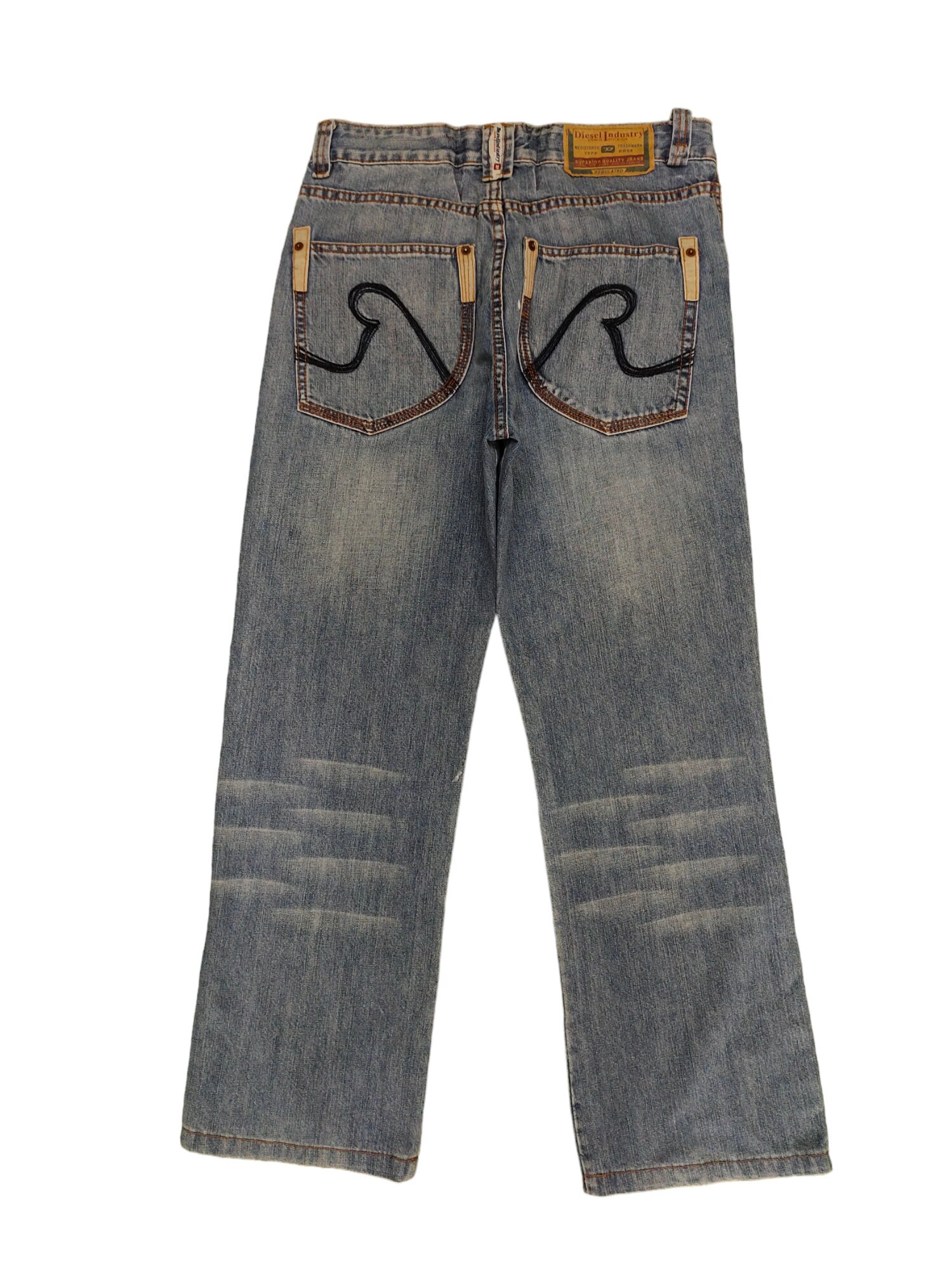 W31x27 Vintage Y2k Diesel Embroidered Pocket Jeans W31x27 Vintage Y2k Diesel Embroidered Pocket Jeans