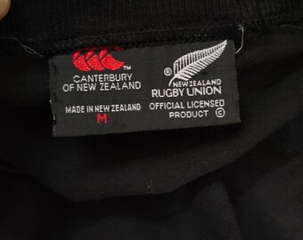 Vintage 90s Canterbury All Black New Zealand Rugby T-shirt