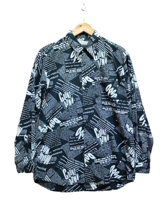 Vintage Idolharry Japan Poem Shirt / wtaps yohji … - image 1