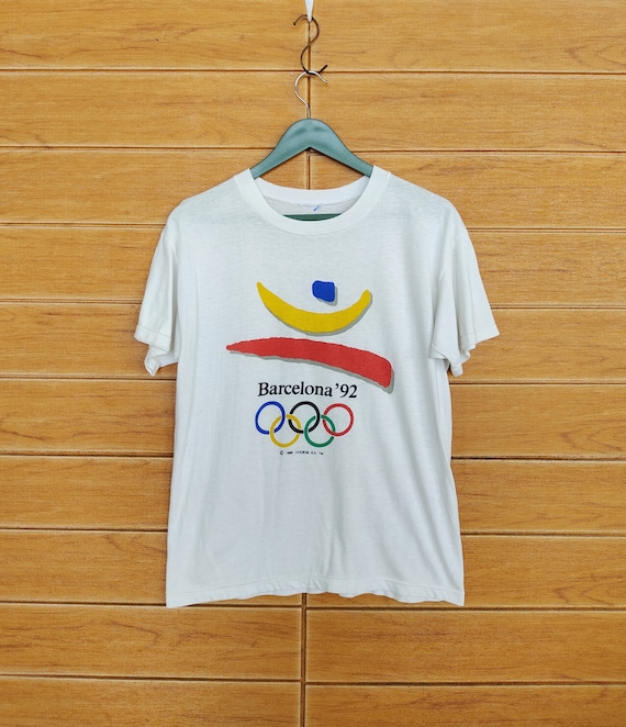 T-shirt Vintage Hong Kong Seven's 1992 – Tournoi De Rugby, Coupe Boxy, Taille L (Occasion)
