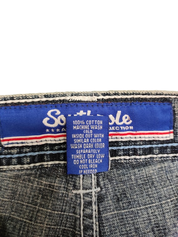 W36x32 Baggy Jeans Southpole Patches Denim Wide Loose Jnco