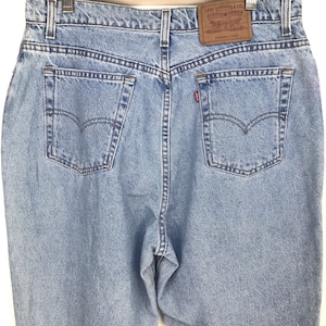 W35x25 Vintage 80er Jahre LEVIS Made In USA Personal Paar Denim Jeans Taille 35