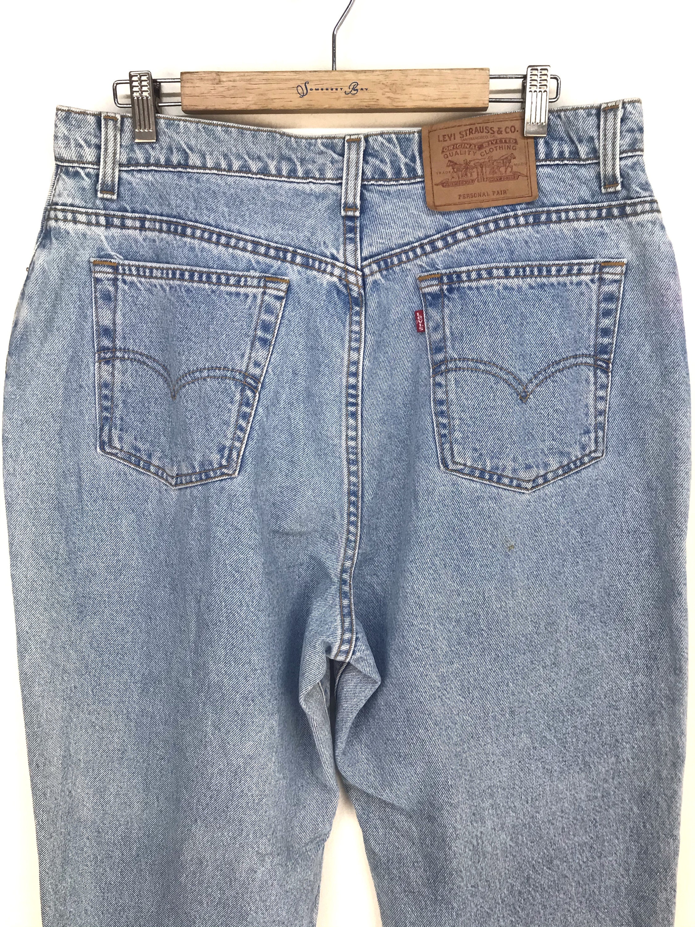 W35x25 Vintage 80s LEVIS Made in USA Personal Pair Denim