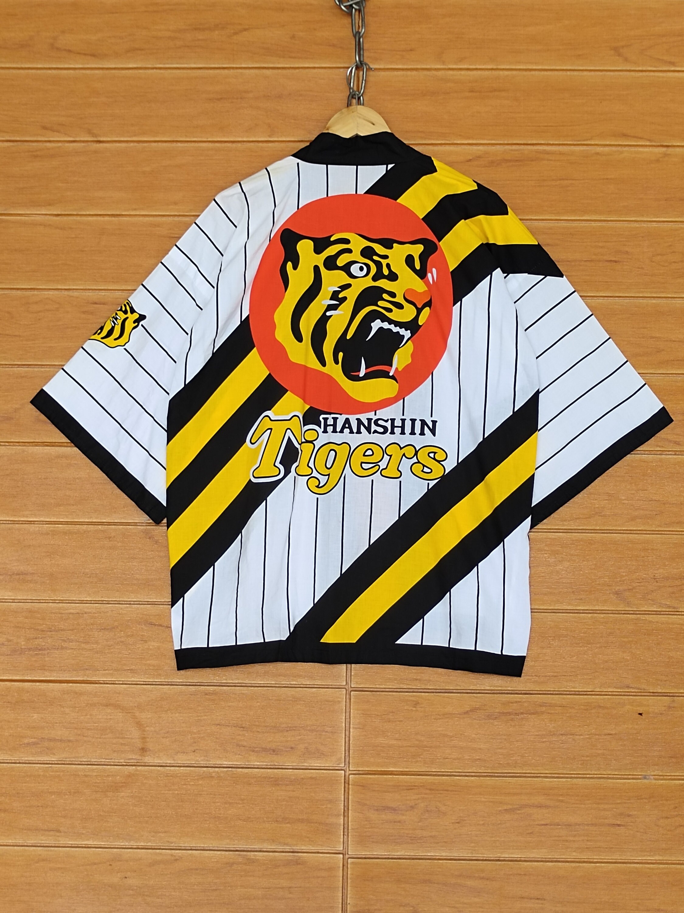 在庫処分 半額 Vintage Hanshin Nippon / Japan Baseball Shirt Kimono Tigers その他
