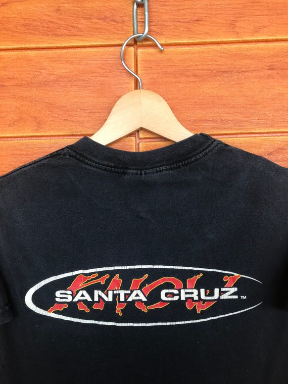Vintage 90s Santa Cruz hand t shirt thrashed size | eBay