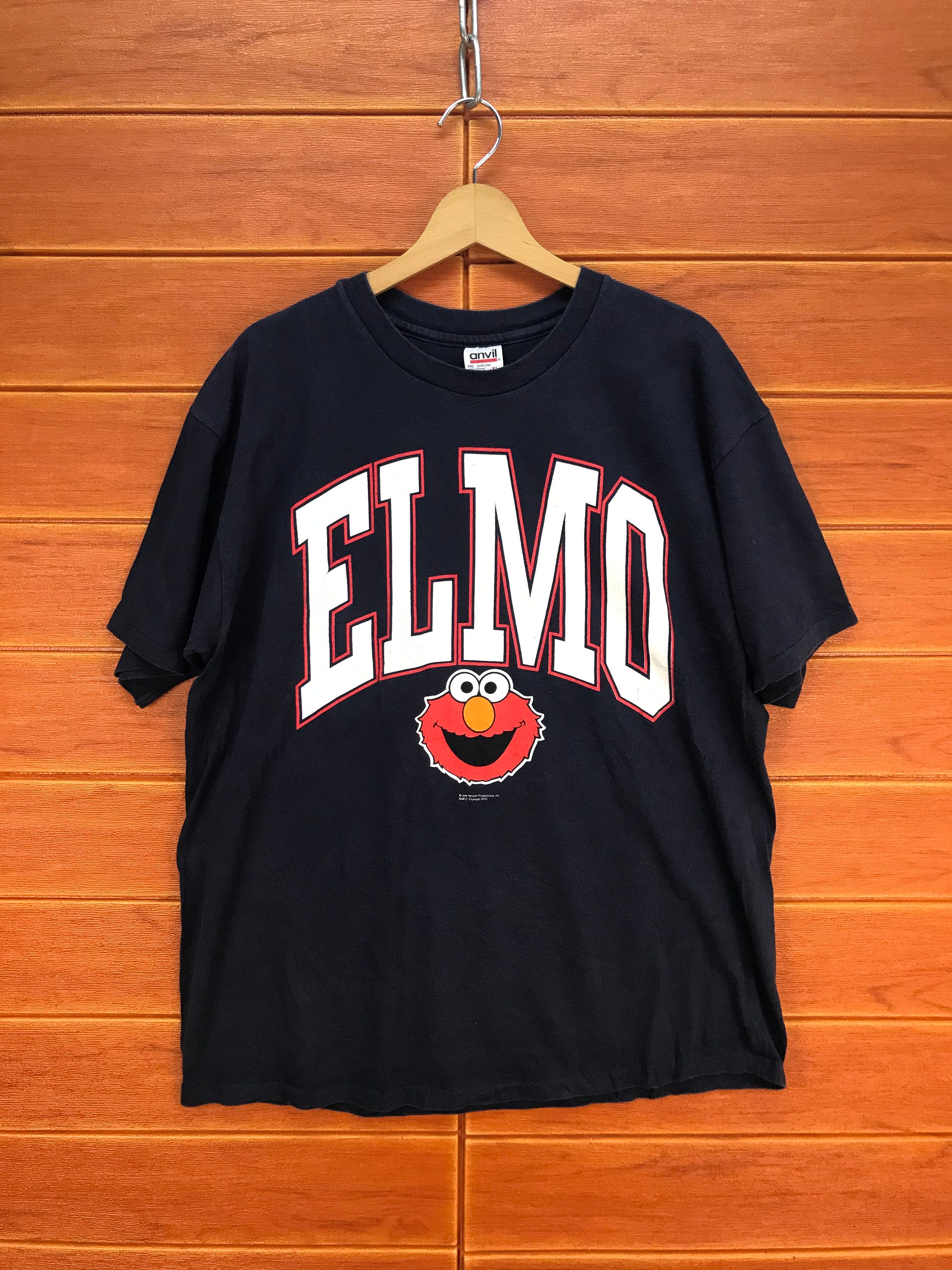 Vintage 90s ELMO Sesame Street T-shirt / Muppet Character T-shirt 