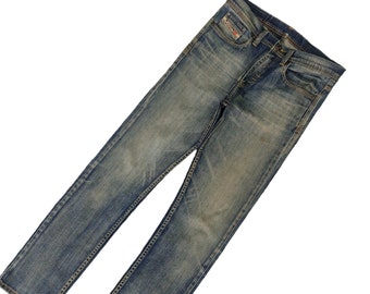 Vintage Y2K Diesel Faded Slim Fit Jeans - W32x33 - Etsy