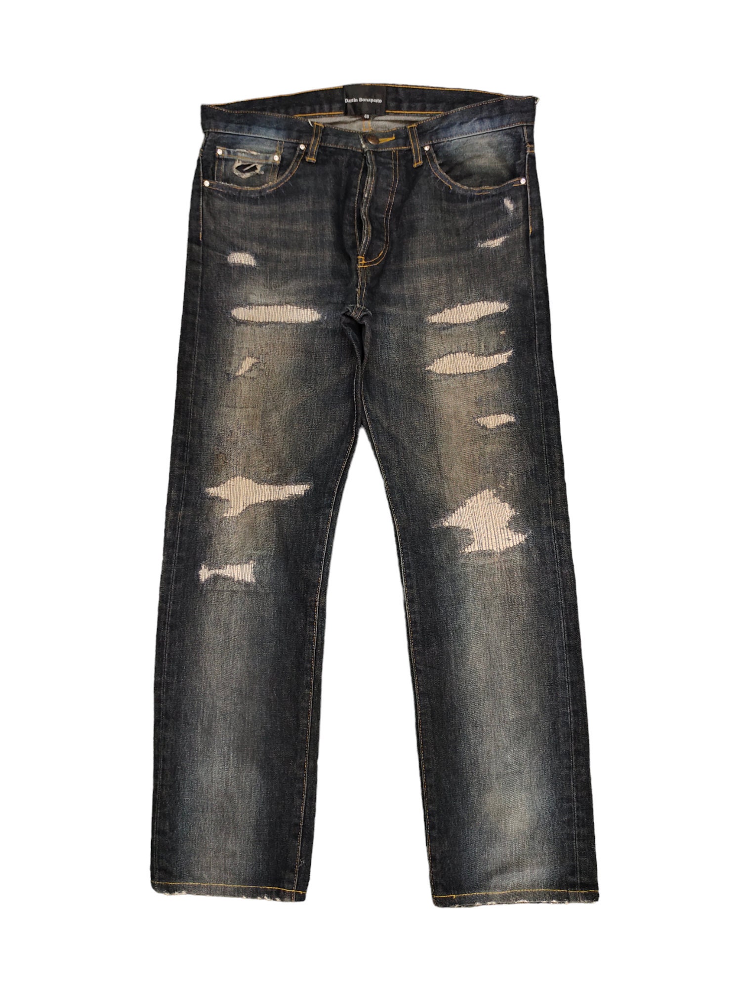 Vintage Dartin Bonaparto Distressed Boro Jeans - Size 35 - Etsy