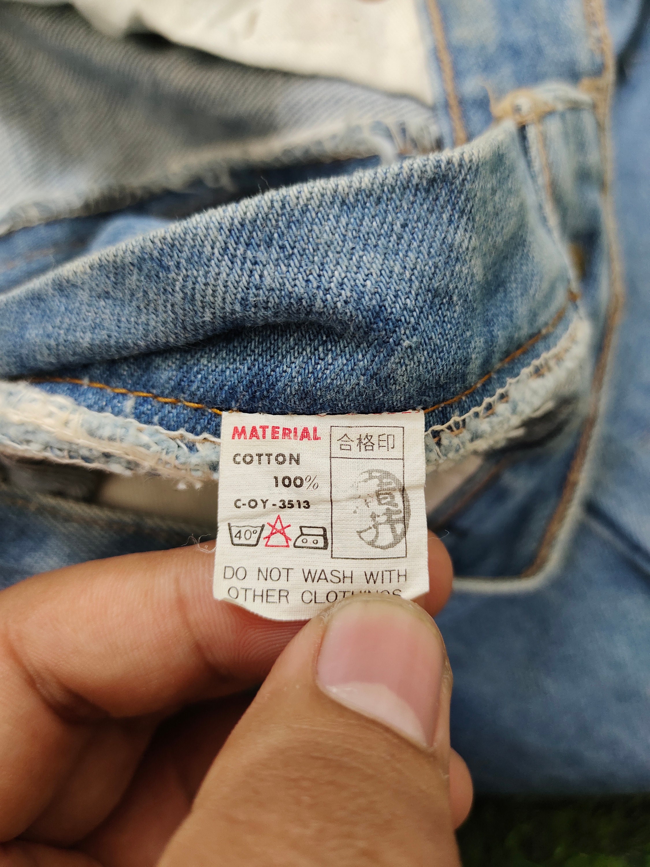 W30x27 Flare Jeans Big John Big-washing Denim Bootcut 1990s