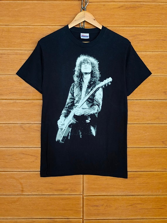 ヴィンテージ ジミー・ペイジ レッド・ツェッペリン Tシャツ - 2005年