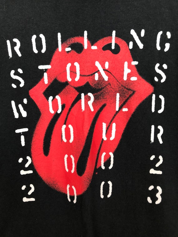 ROLLING STONES 2002-2003 ジャパンツアーTシャツ Vintage Rolling Stones Tour 2002 2003 Licks T Shirt Tongue