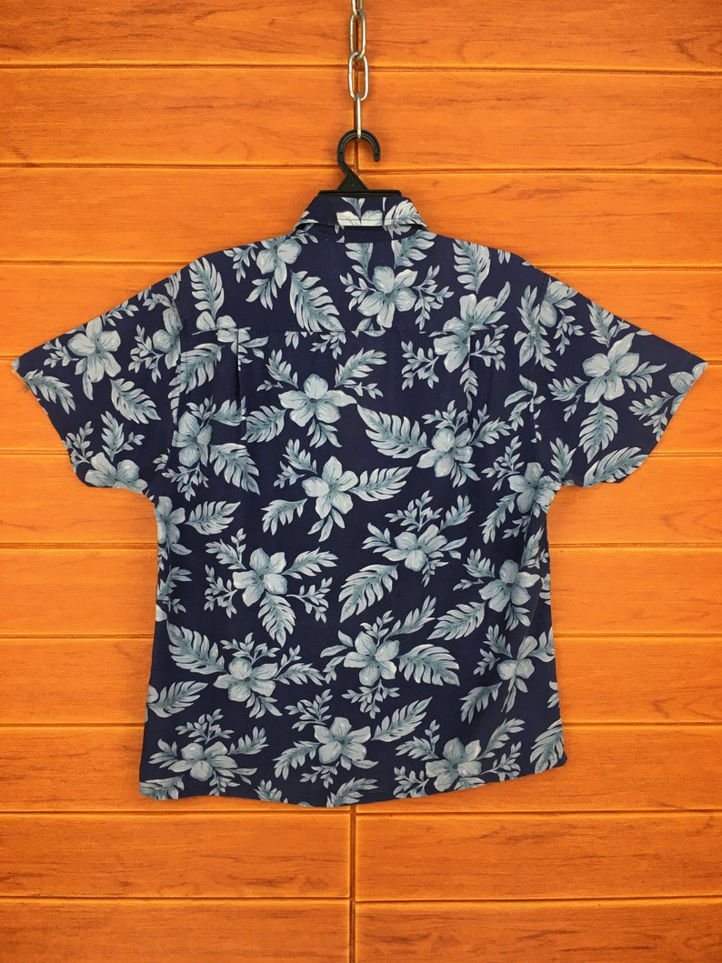 Vintage NAUTICA Hawaiian Shirt Aloha Wear Shirt Rockabilly Shirt