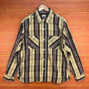 Vintage SUGARCANE Toyo Enterprise Checkered Denim Shirt / Size L