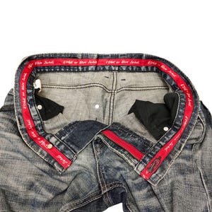 Vintage Edwin Jeans, Clawmark Distress Denim, Made in Japan, Waist 30 image 7