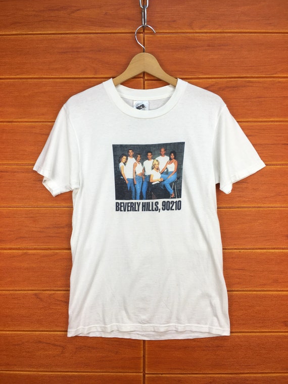 Vintage 90s Beverly Hills 90210 American Drama TV T shirt 1999