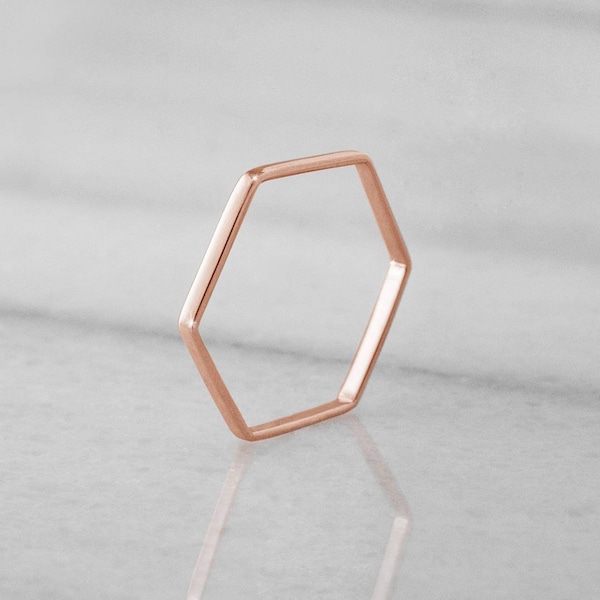 Wedding Bands for Hexagon Ring - Etsy UK