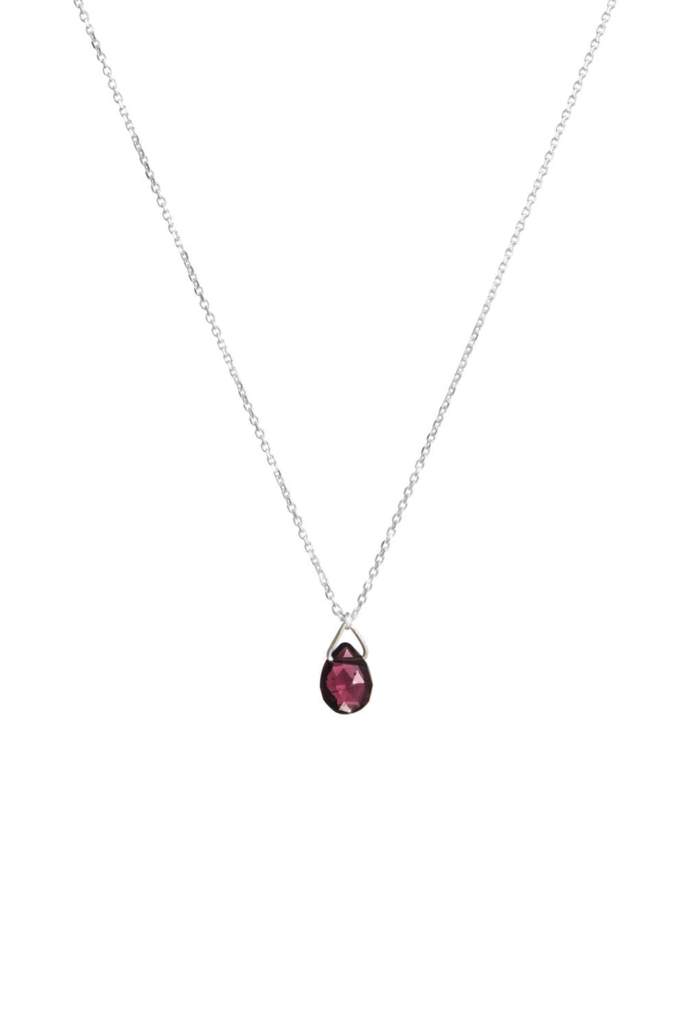 Pendentif En Or 18 Carats Avec Grenats Authentiques - Poids 3,30 G - 18 X 14 Mm
