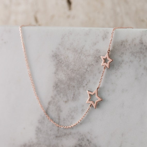 Two star necklace deals