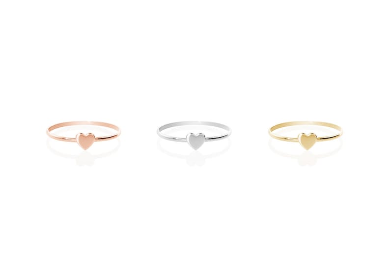 AI230 - Anti Tarnish Little Heart Ring main image 0