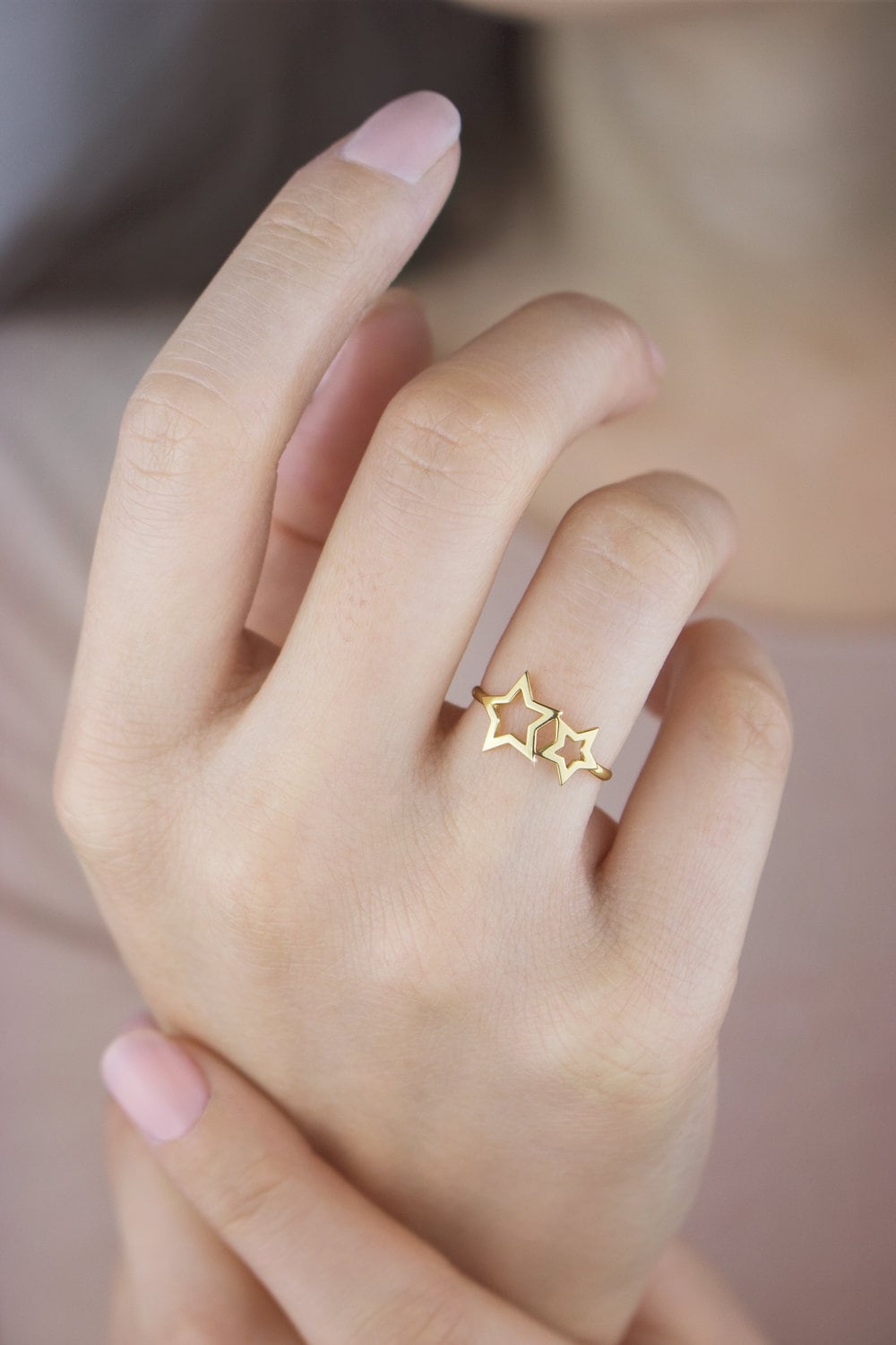 Double Star Ring, Gold Band, Two Stars in Gold, 9K 14K 18K Gold Ring, Yellow White or Rose, Star Frame, Gift for Women, Celestial Jewelry - Etsy Double Star Ring, Gold Band, Two Stars in Gold, 9K 14K 18K Gold Ring, Yellow White or Rose, Star Frame, Gift for Women, Celestial Jewelry - Etsy