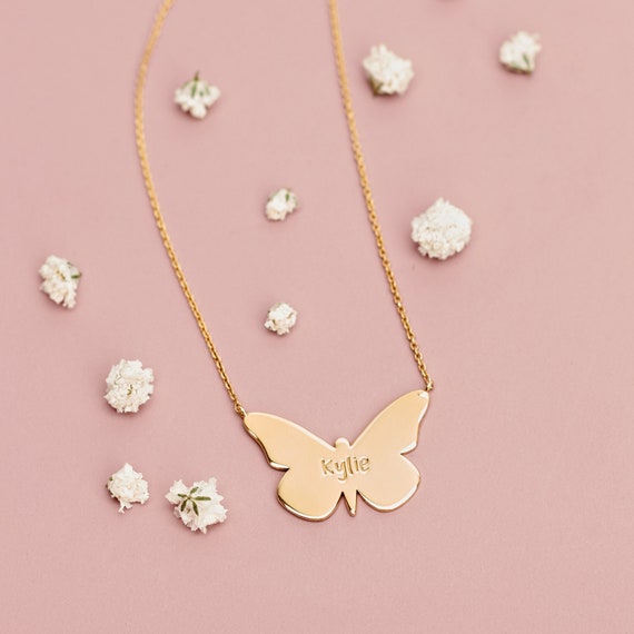 Audrey Butterfly Necklace– Silver Spoon Jewelry