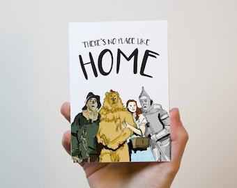 Wizard Of Oz ' There's no place like home | New Home Card