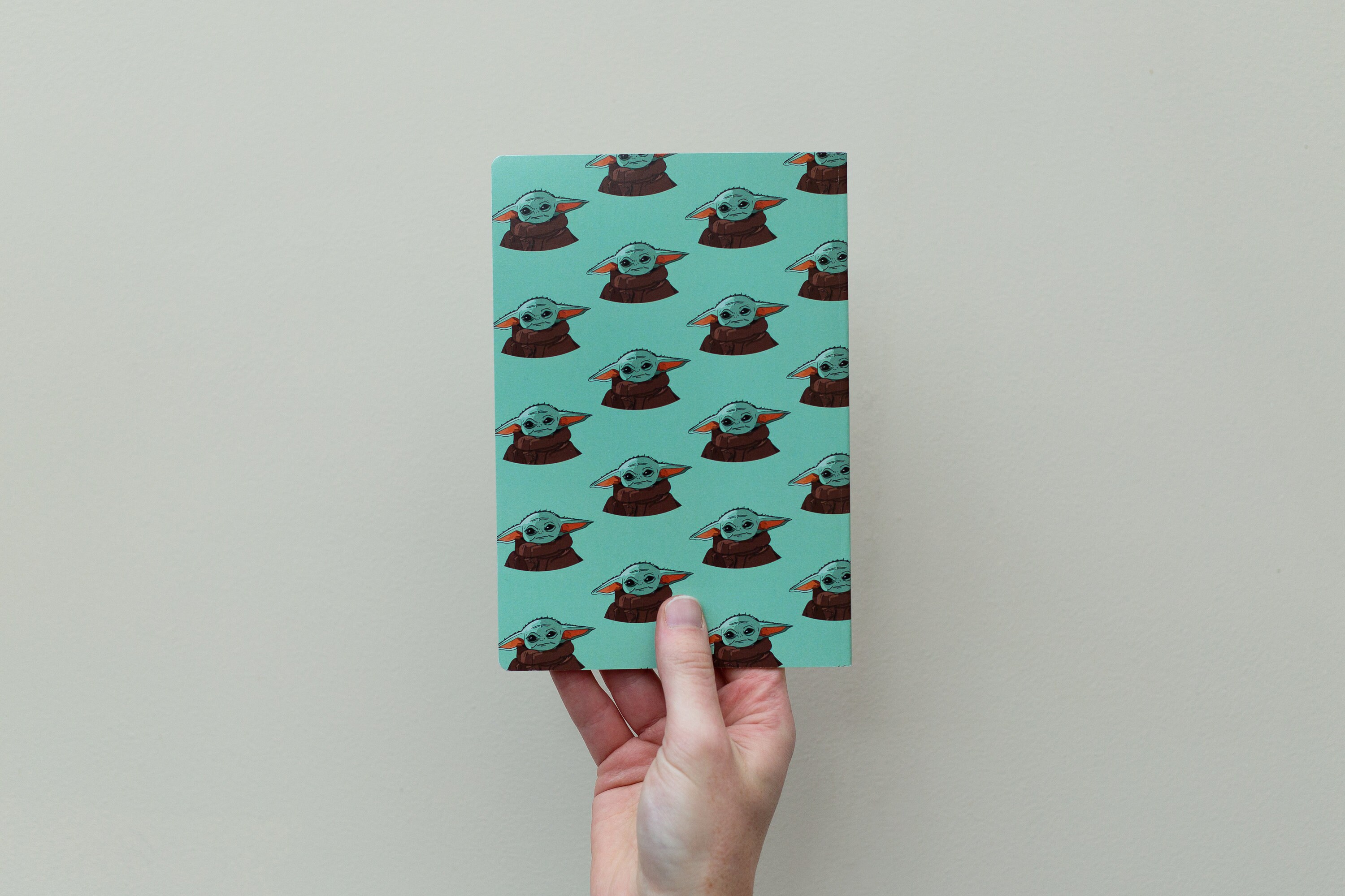 Baby Yoda Notebook Star Wars Notepad Baby Yoda A5 Lined Etsy