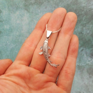 Silver Koi Fish Pendant