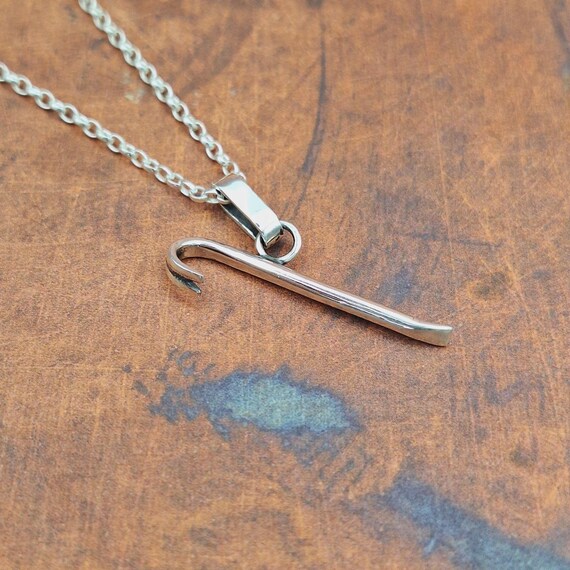 Silver Crowbar Pendant - Etsy