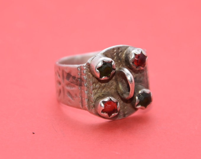 Ancien berbère bague argent du sud du Maroc