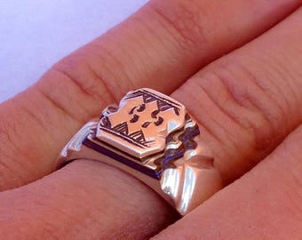 Handmade Touareg Sterling Silver Ring: Berber Ethnic Jewelry