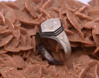Ancienne touareg bague argent fait a main