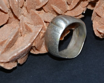 Anneau berbère argent antique du Maroc, Taille US 8, Anneaux berbères, Bijoux marocains