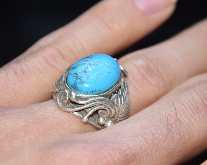 Bohème,bague, Turquoise, Bague de cocktail, berbère ring, Déclaration, touareg ring, Plage, Haute Couture,Bohême ring, argent 925 sterling