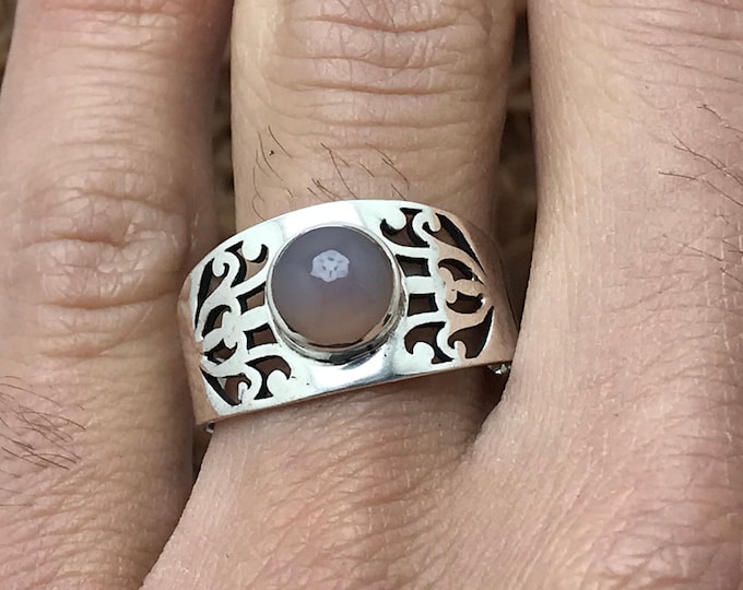 bague argent avec pierre lunaire ,ethnique bague touareg,bague berbère argent massif,tribal touareg ring