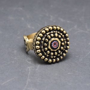 Touareg bague en argent bijoux berbère marocain africain BOHO Protection , Chevron perles, Tribal ethnique