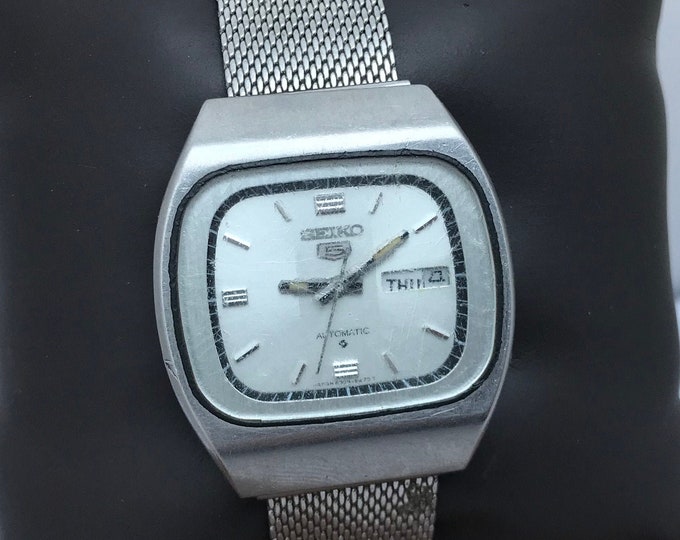 VINTAGE SEIKO 5 Automatique 6309 602 A Montre-bracelet pour homme