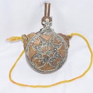Antique Powder Flask Morocco