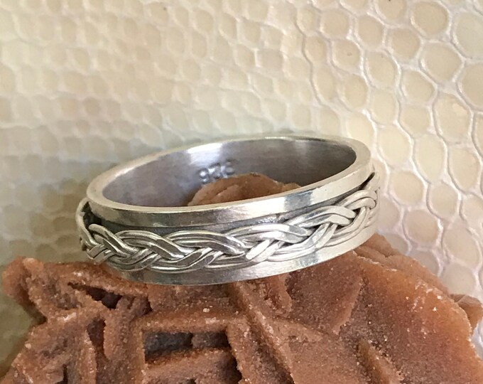 noces d’argent, bague bague argent chevron, chevrons texturé, bande de mariage pour homme, bague argent pour homme, mens promesse bague