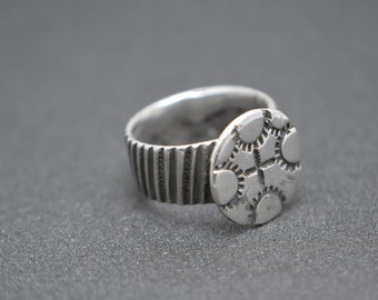 Tuareg old ring hard silver ,antique african rings,ethnic rings,boho rings