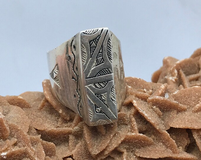 Bague touareg argent fait a main ,boho bague argent