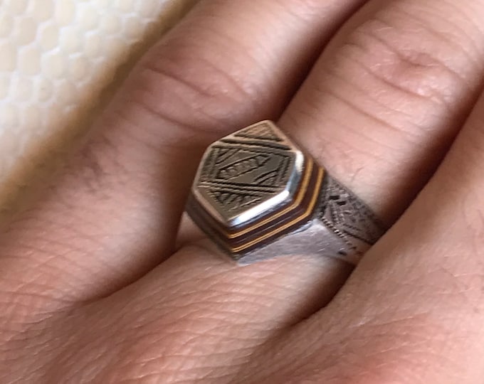 bague touareg ébenè argent massif très bon travaille fait a main ,ethniques bague ébenè, vintage bague, tuareg rings