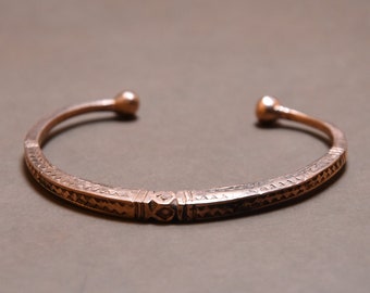 Touareg bracelet Cuivre, ethnique argent touareg bracelet