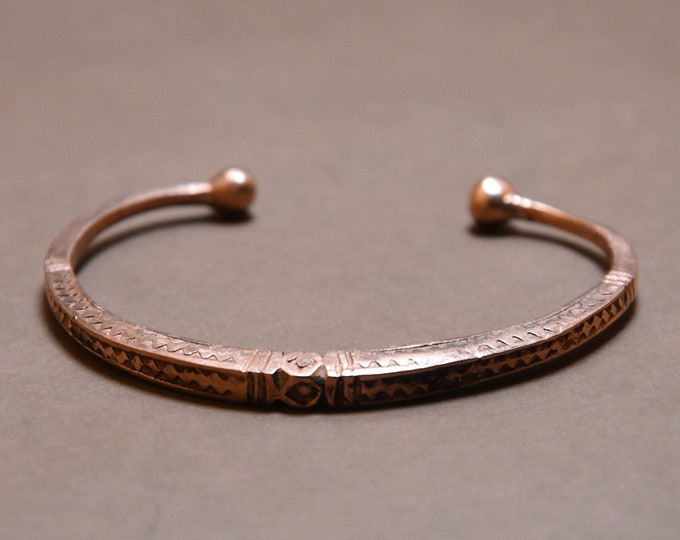 Touareg bracelet Cuivre, ethnique argent touareg bracelet