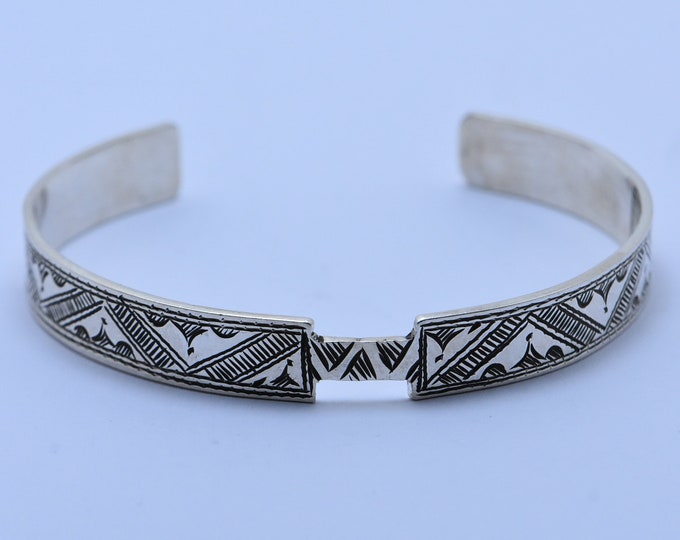 Bracelet touareg Handmade African Tuareg Bracelet Ethnic Tribal Jewelry Silver Gypsy Hippy Boho