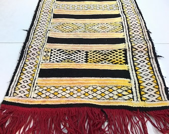 Berber rug Kilim corridor berber moroccan Woven handmade